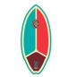 Preview: Skimboard SkimOne Fiberwood 41  104cm Trisect