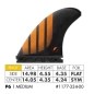 Preview: FUTURES Thruster Fin Set P6 Alpha MEDIUM