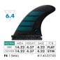 Preview: FUTURES Thruster Fin Set F4 Alpha SMALL