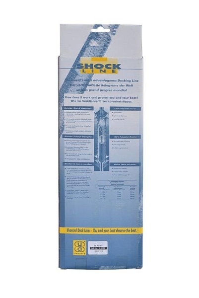 Festmacher 15m x 15mm Usacord Shock Line Belegtrosse