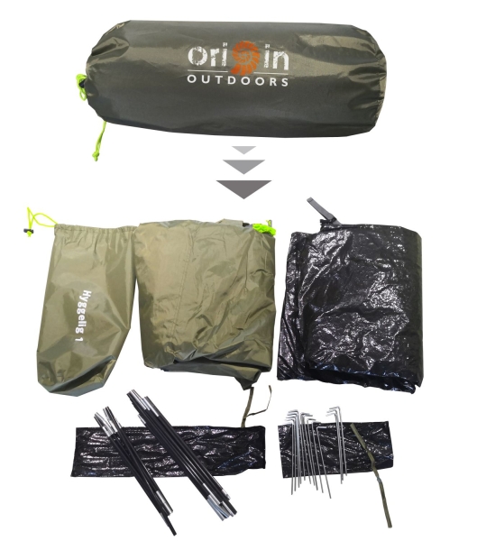 Zelt Origin Outdoors Hyggelig 1 Person