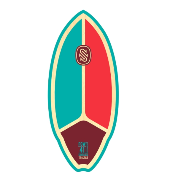 Skimboard SkimOne Fiberwood 41  104cm Trisect