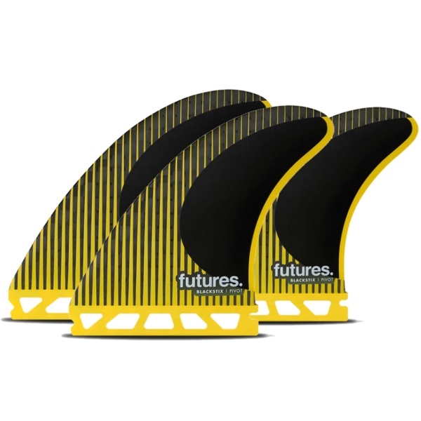 FUTURES Thruster Fin Set P8 Blackstix Pivot L