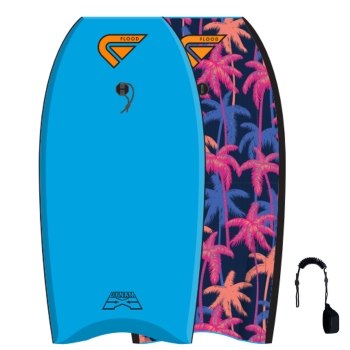 FLOOD Bodyboard Dynamx Stringer 44 Blue Palm II